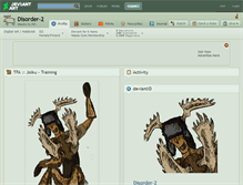 Tablet Screenshot of disorder-2.deviantart.com