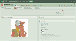 Desktop Screenshot of kittenfluff123.deviantart.com