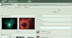Desktop Screenshot of lilydreamson.deviantart.com