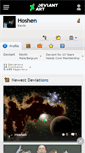 Mobile Screenshot of hoshen.deviantart.com