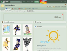 Tablet Screenshot of hersheysrocks.deviantart.com