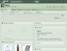 Tablet Screenshot of ellisplz.deviantart.com