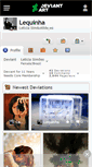 Mobile Screenshot of lequinha.deviantart.com