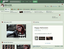 Tablet Screenshot of bink-a-dot.deviantart.com
