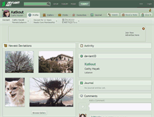 Tablet Screenshot of katkout.deviantart.com