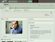 Tablet Screenshot of egoced.deviantart.com
