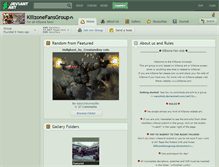Tablet Screenshot of killzonefansgroup.deviantart.com