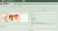 Desktop Screenshot of littlefishypie.deviantart.com