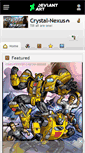 Mobile Screenshot of crystal-nexus.deviantart.com
