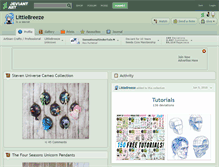Tablet Screenshot of littlebreeze.deviantart.com