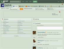 Tablet Screenshot of chamfruit.deviantart.com