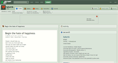 Desktop Screenshot of kplurnk.deviantart.com