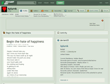 Tablet Screenshot of kplurnk.deviantart.com