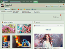 Tablet Screenshot of maryorock.deviantart.com