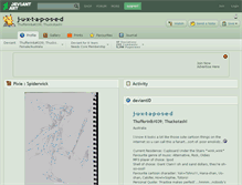 Tablet Screenshot of j-u-x-t-a-p-o-s-e-d.deviantart.com