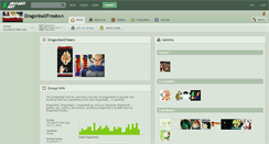 Desktop Screenshot of dragonballfreaks.deviantart.com
