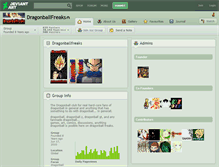 Tablet Screenshot of dragonballfreaks.deviantart.com