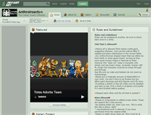 Tablet Screenshot of anthroinsects.deviantart.com