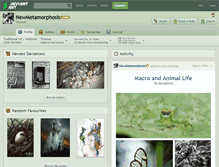 Tablet Screenshot of newmetamorphosis.deviantart.com
