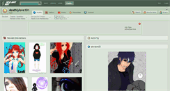 Desktop Screenshot of deathlylove101.deviantart.com