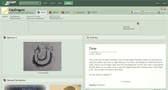 Desktop Screenshot of claydragons.deviantart.com