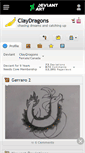 Mobile Screenshot of claydragons.deviantart.com