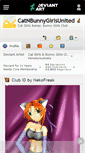 Mobile Screenshot of catnbunnygirlsunited.deviantart.com