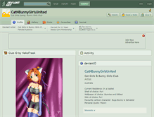 Tablet Screenshot of catnbunnygirlsunited.deviantart.com