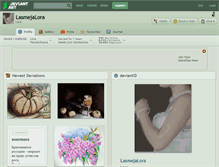Tablet Screenshot of lasmejalora.deviantart.com