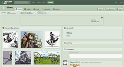 Desktop Screenshot of lilhasu.deviantart.com