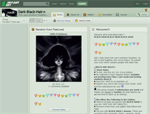 Tablet Screenshot of dark-black-hair.deviantart.com