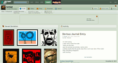 Desktop Screenshot of lombat.deviantart.com