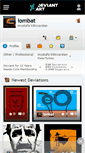 Mobile Screenshot of lombat.deviantart.com