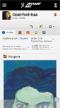 Mobile Screenshot of goat-foot-baa.deviantart.com