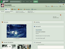 Tablet Screenshot of gunnstein.deviantart.com