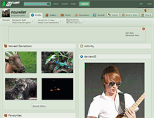Tablet Screenshot of nouveller.deviantart.com