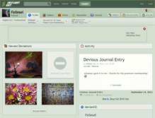 Tablet Screenshot of fellesel.deviantart.com