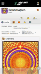 Mobile Screenshot of gnomosapien.deviantart.com