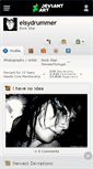 Mobile Screenshot of elsydrummer.deviantart.com