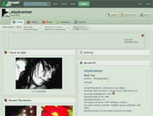 Tablet Screenshot of elsydrummer.deviantart.com