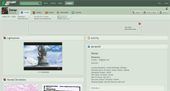 Desktop Screenshot of denar.deviantart.com