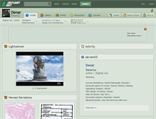 Tablet Screenshot of denar.deviantart.com