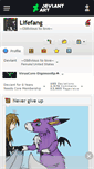 Mobile Screenshot of lifefang.deviantart.com