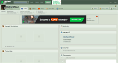 Desktop Screenshot of motherofgod.deviantart.com
