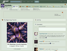 Tablet Screenshot of anystasia.deviantart.com