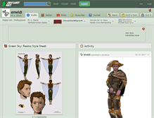 Tablet Screenshot of emeldi.deviantart.com