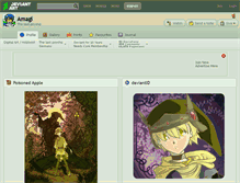 Tablet Screenshot of amagi.deviantart.com