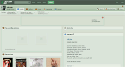 Desktop Screenshot of nicole.deviantart.com