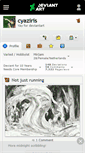 Mobile Screenshot of cyaziris.deviantart.com
