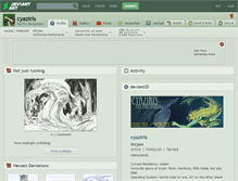 Tablet Screenshot of cyaziris.deviantart.com